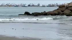 High surf partially affects Santa Elena: Tourists enjoy the beaches as normal