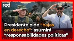 FORCEFUL order to the new military leadership: President Abelardo de la Espriella will show no mercy
