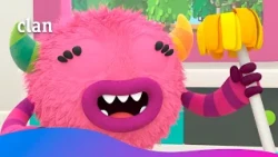 The Momonsters help clean | Momonsters in Spanish | Clan TVE