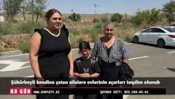 Şükürbəyli kəndinə çatan ailələrə evlərinin açarları təqdim olunub