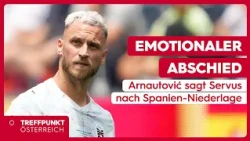Emotional Farewell: Arnautović says goodbye after defeat to Spain 😢⚽