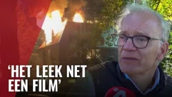 Uitslaande brand in villa Amsteldijk Noord