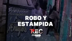 ROBO Y ESTAMPIDA - LO SALVÓ UN POLICÍA - #REC