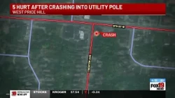 Child critically hurt, 4 others hospitalized in crash