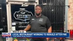 Local Jacksonville restaurant working to rebuild after fire