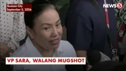 VP Sara, walang mugshot matapos magpiyansa sa kasong grave threats