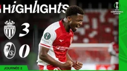 HIGHLIGHTS | AS Monaco 3-0 SC Freiburg | Conference League (Brunner, Camara, Fati)