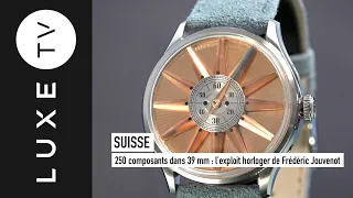 250 components in 39 mm: the watchmaking feat by Frédéric Jouvenot