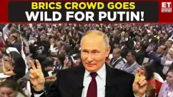 Putin Gets ROCKSTAR Welcome At BRICS Forum! Crowd Erupts In HUGE Applause After Speech | Modi| Delhi