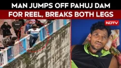 Man Jumps Off Pahuj Dam In Jhansi For Reel, Fractures Both Legs