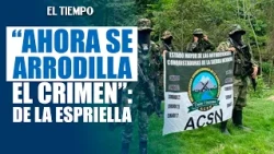 President De La Espriella speaks after the fall of alias Bendito Menor: 'Crime is going to be bro...