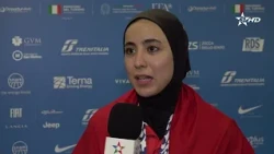 Mediterranean Games "Taranto 2026" - Karate.. Moroccan Chaima El-Hayti after winning her medal