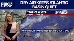 Saharan dust and drier air keep Caribbean quiet