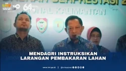 Mendagri Instruksikan Larangan Pembakaran Lahan