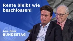 CDU MP Lukas Krieger: Pensions will remain as decided! - From the Bundestag