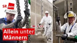 Saarlands einzige Wasserbauerin: Schuften im Schlamm bei der Wartung der Lisdorfer Schleuse