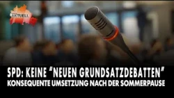 SPD: Keine "neuen Grundsatzdebatten"