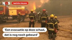 'Indrukwekkend en beangstigend': beelden van de branden in Frankrijk