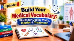 Build Your Medical Vocabulary: Words for Doctor Visits, Injuries & Treatment Ep8|CommunicationSkills