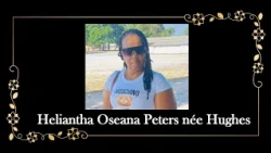 Death Announcement - Heliantha Oseana Peters née Hughes