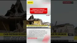 A fost aruncat prin geam de explozie! Scene teribile după deflagrația din Vrancea