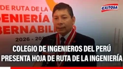 🔴🔵 Peruvian Association of Engineers presents engineering roadmap