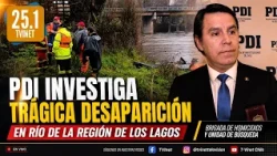 PDI Osorno addresses case of man missing for over a month in the Rahue River