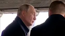 Putin attends Russian Navy exercises off the coast of Sakhalin