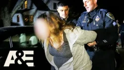 Woman Arrested for Disorderly Conduct After Car Runs Out of Gas | Late Night Law | A&E