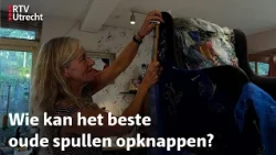 Marije wil zo min mogelijk spullen weggooien, dus repareert zij ook haar oude stoel | RTV Utrecht