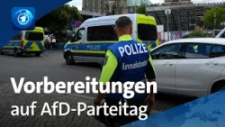 Erfurt bereitet sich auf den AfD-Parteitag vor