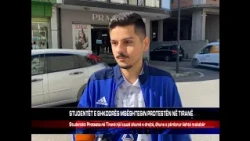 STUDENTËT E SHKODRËS MBËSHTESIN PROTESTËN NË TIRANË
