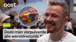 Erik (36) is a living legend at the Rubik's Cube European Championship | RTV Oost