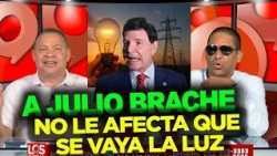 NO BLACKOUTS FOR THE RICH... According to Julio Brache the energy system is STABLE