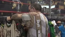 Vegas Golden Knights annual equipment sale brings fans to arena