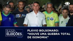Em primeiro discurso, Flávio diz que pedirá anulação das eleições