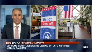 Supreme Court allows counting of late-arriving mail-in ballots