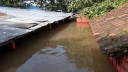 Paraná River flood leaves homes and islands underwater in Ayolas