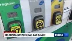 Braun to extend gas tax suspension through beginning of August