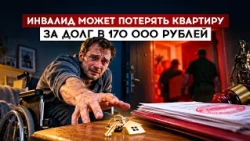 Disabled man faces losing apartment over 170,000 ruble debt