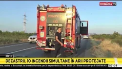 Fire in the Băile Herculane area. Tourists complain that smoke has been noticeable in the resort ...