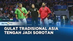 Pertarungan Sengit Gulat Tradisional Warnai World Nomad Games