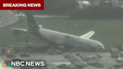 Amazon plane crashes after overrunning runway in Miami