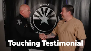 Behind the Badge: Touching Testimonial