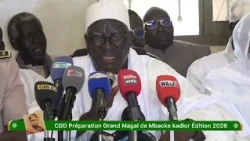 CDD Préparation Grand Magal de Mbacke kadior Édition 2026 Mbacke kadior