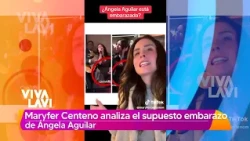 Maryfer Centeno analiza supuesto embarazo de Ángela Aguilar | Vivalavi