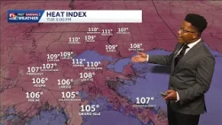 Tracking Louisiana's Heat Wave: Heat Indices up to 115 remain in the weather forecast