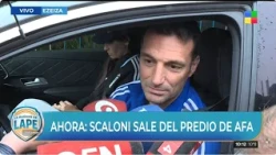 🔴 HABLÓ LIONEL SCALONI AL SALIR DE EZEIZA: "En la derrota también somos nobles"