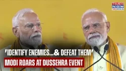 Modi Attends Dussehra Event In Delhi: 'We Must Identify Enemies Of Maa Bharti & Defeat Them' | WATCH