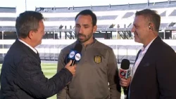 Emiliano Albín on the condition of the Campeón del Siglo pitch: "It's in great shape"